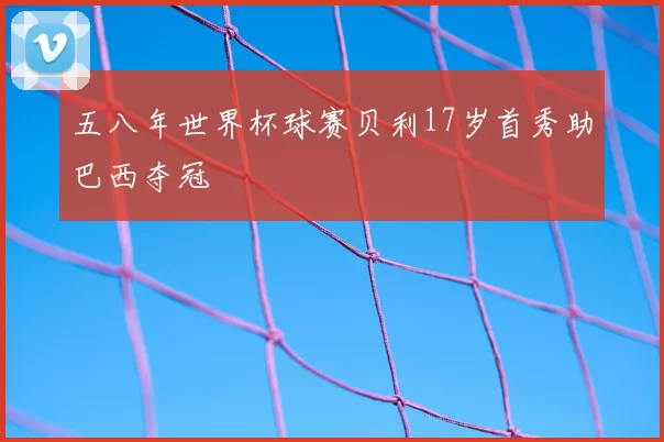 五八年世界杯球赛贝利17岁首秀助巴西夺冠