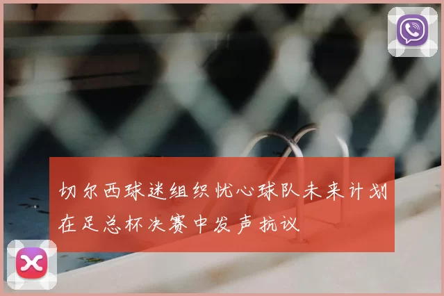 切尔西球迷组织忧心球队未来计划在足总杯决赛中发声抗议