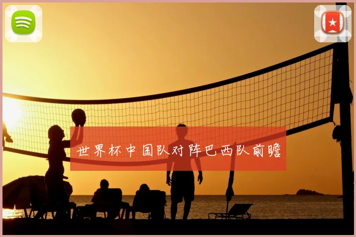 世界杯中国队对阵巴西队前瞻